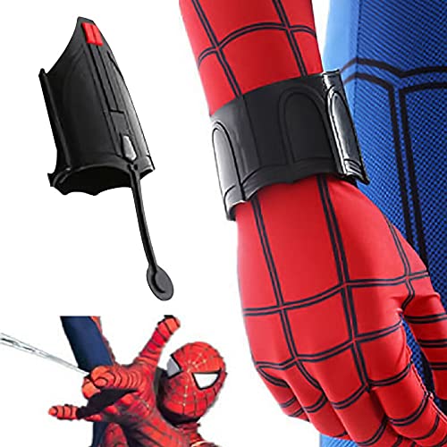 Spiderman - Protector de muñeca, Spider-Man Homecoming Cosplay Spiderman Peter Web Shooter Props Decorar