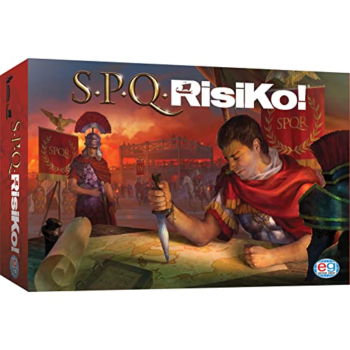 Spin Master - Editrice Giochi, S.P.Q.Risiko, Juego de Mesa Uno de los Juegos de Estrategia más Populares, ambientado en el Antiguo Imperio Romano, a Partir de 8 años, 6053992