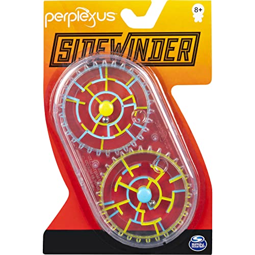 Spin Master Games 6053921 Perplexus Sidewinder - Juego de Laberinto 3D portátil con 2 laberintos, para niños a Partir de 8 años