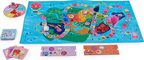 Spin Master Games for Kids Cardinal Games Trolls 2 World Tour Cooperative Game para niños (6058576)