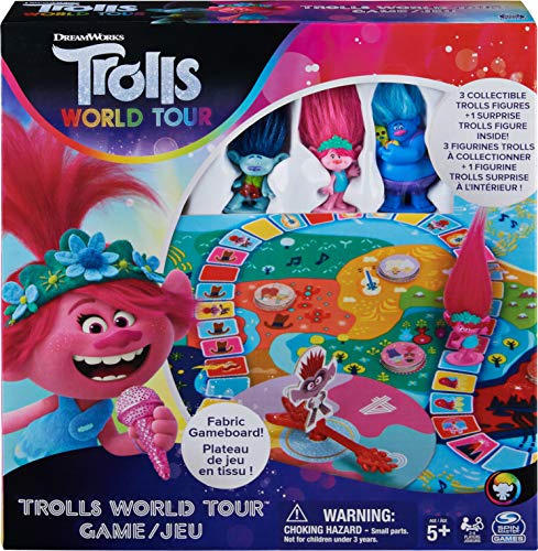 Spin Master Games for Kids Cardinal Games Trolls 2 World Tour Cooperative Game para niños (6058576)