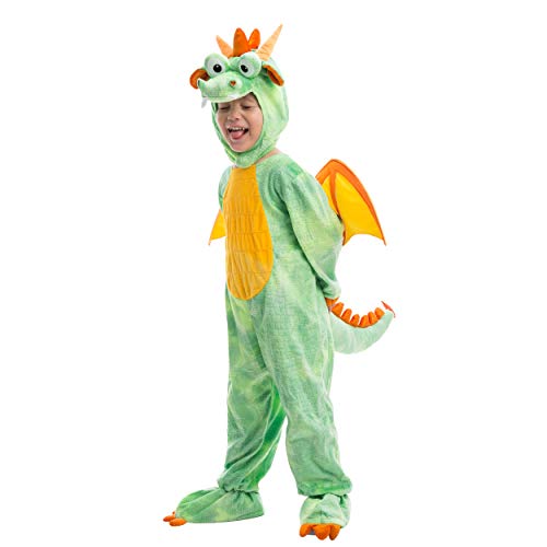 Spooktacular Creations Baby Dragon Costume Infant Deluxe Set with Toys for Kids Role Play (Small ( 5 – 7 yrs))