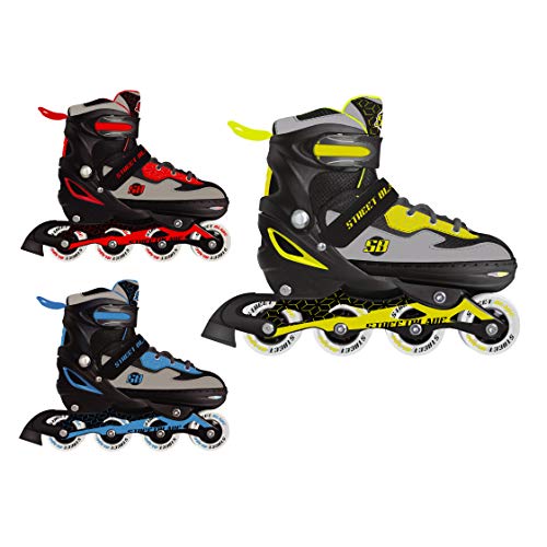 Sport 1- Patines en línea Extensibles, Color Rojo, Azul o Amarillo, Street Blade