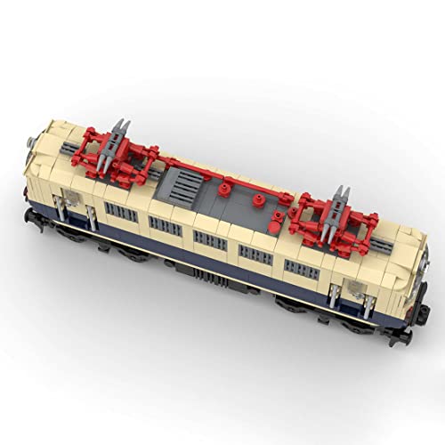 SPRING2014 Tren de tren de alta velocidad controlado por radio, 2,4 GHz, RC-670 piezas, DB BR 141, juego de construcción de tren alemán con motor, compatible con Lego Technic