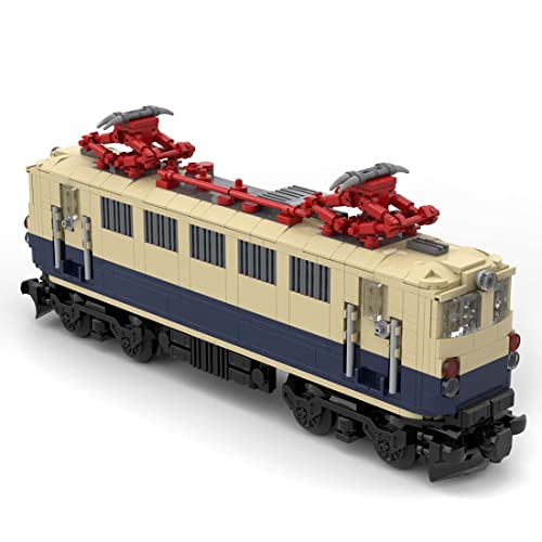 SPRING2014 Tren de tren de alta velocidad controlado por radio, 2,4 GHz, RC-670 piezas, DB BR 141, juego de construcción de tren alemán con motor, compatible con Lego Technic