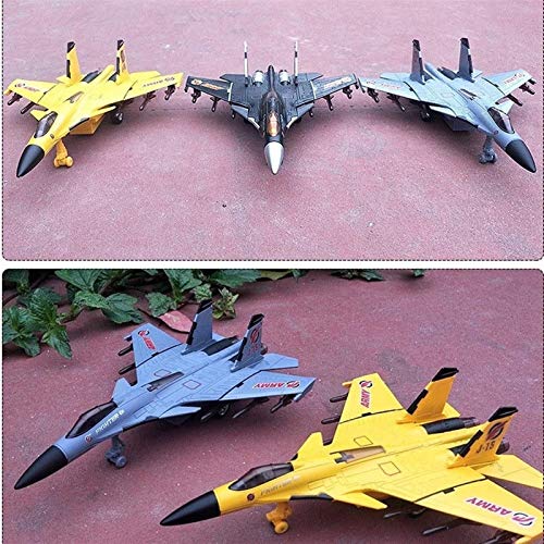 SSBH (Aviones de Combate J-15 Raptor Regalos Tire Militar Modelo aeronave con Sonido óptico J-15 Simulación de aleación de Juguete Juguetes de niños Volver Portador de Combate Helicóptero Adornos for