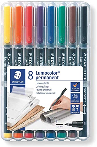 Staedler 318WP8 - Rotulador permanente, Multicolor