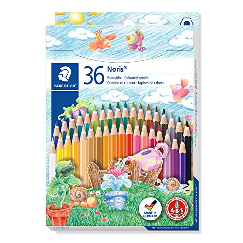 Staedtler-144 ST Caja con 36 lápices de colores, Multicolor, (144 ND36)