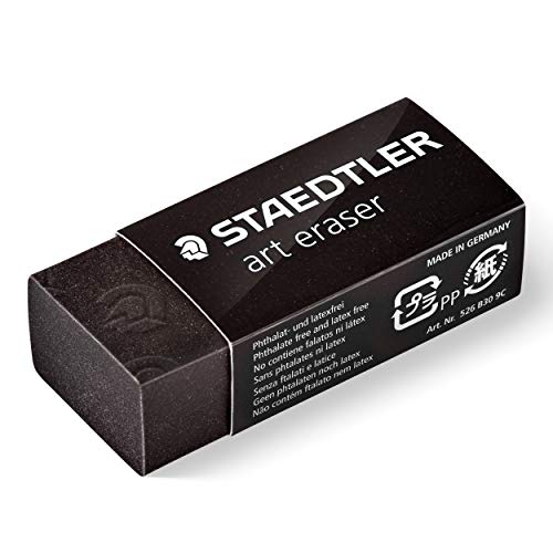 STAEDTLER-526B3BK2-CST Goma de borrar, Multicolor (526B3BK2-C)