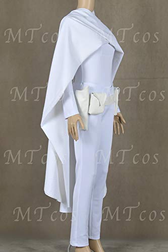 Star Wars 2 Attack of The Clones Cosplay Padme Amidala Costume Trajes - Blanco - Mujer S