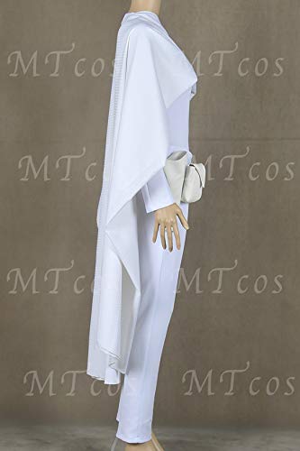 Star Wars 2 Attack of The Clones Cosplay Padme Amidala Costume Trajes - Blanco - Mujer S