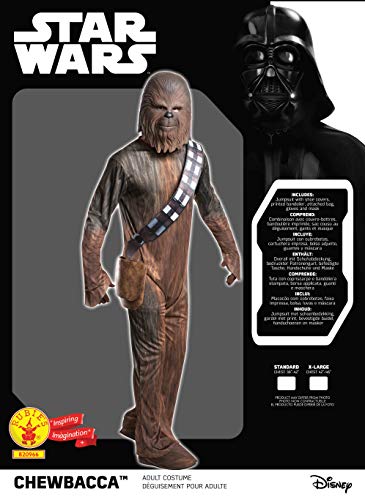 Star Wars - Chewbacca Disfraz, Única (Rubie's 820966)