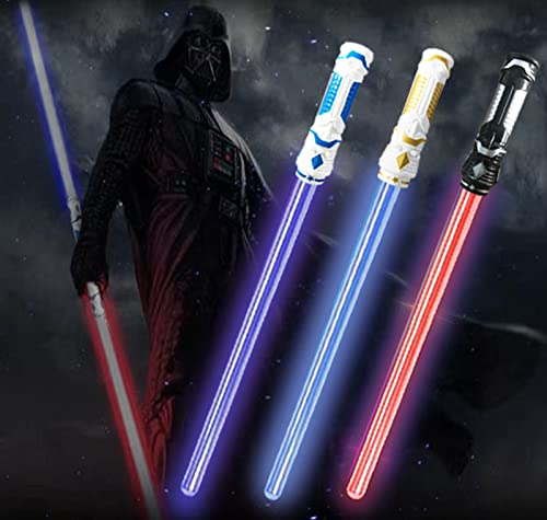 Star Wars la luz Espada, 2 en 1 Light Sabres para Niños, Cosplay de la Espada Luminosa Juguete de la luz del Palillo de Niños de Juguete Muchachos del Regalo B