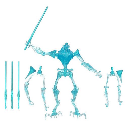 Star Wars The Clone Wars Holographic General Grievous figure