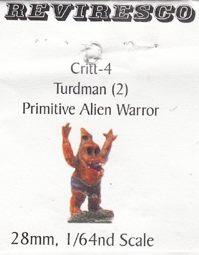 Starguard Reviresco Critt-4 Turdman Critters - Figuras de peltre (escala 1:64)