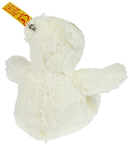 Steiff Mini Oso Polar de Peluche para niños, 10 cm, Suave, Lavable, Color Blanco (062568)