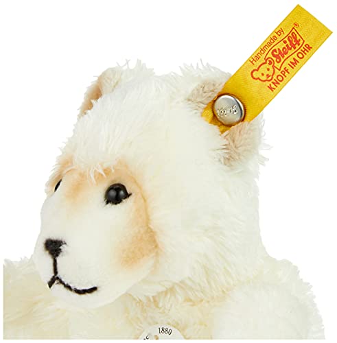 Steiff Mini Oso Polar de Peluche para niños, 10 cm, Suave, Lavable, Color Blanco (062568)