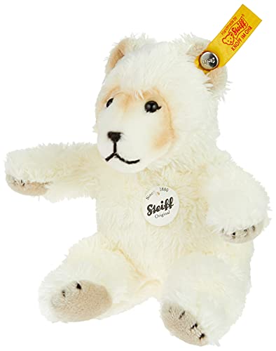 Steiff Mini Oso Polar de Peluche para niños, 10 cm, Suave, Lavable, Color Blanco (062568)