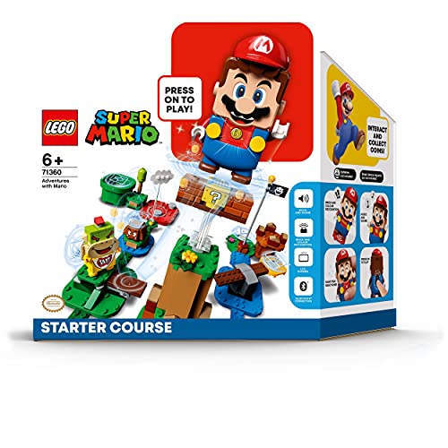 Steinchenwelt Super Mario 71360 - Juego de 2 figuras de Super Mario (71360 aventuras con Mario – Set de iniciación + 71362 fortalecimiento vigorado)