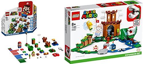 Steinchenwelt Super Mario 71360 - Juego de 2 figuras de Super Mario (71360 aventuras con Mario – Set de iniciación + 71362 fortalecimiento vigorado)