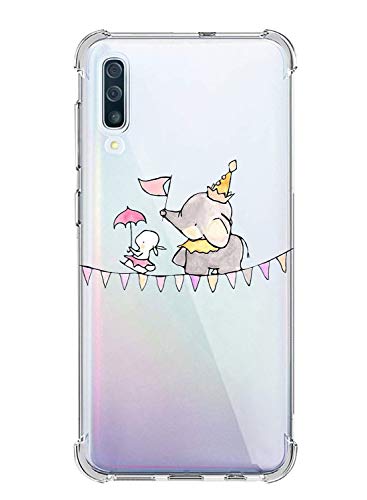 Suhctup Funda Transparent Compatible para Samsung Galaxy Note 9,Carcasa Protectora [Antigolpes] Suave Silicona TPU Bumper Cojín de Aire de Cuatro Esquinas Protector Gel para Galaxy Note 9,A19