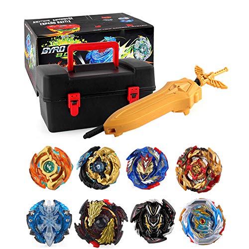 Suiyue Tech. Beyblade Burst Peonzas | Juego de trompos de Combate de giroscopio de Metal de 4D Fusion Model Burst Evolution Combination Series con lanzadores de Juguetes para niños