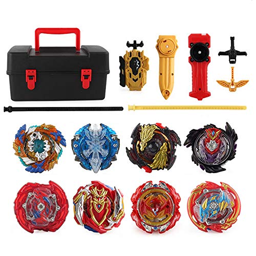 Suiyue Tech. Beyblade Burst Peonzas | Juego de trompos de Combate de giroscopio de Metal de 4D Fusion Model Burst Evolution Combination Series con lanzadores de Juguetes para niños