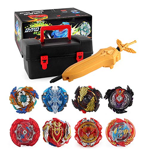 Suiyue Tech. Beyblade Burst Peonzas | Juego de trompos de Combate de giroscopio de Metal de 4D Fusion Model Burst Evolution Combination Series con lanzadores de Juguetes para niños