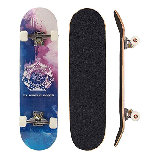 Sumeber - Tabla de skateboard para adultos, para principiantes, cumpleaños, monopatín, para adolescentes, niñas, niños y adultos, Misterio del Tarot