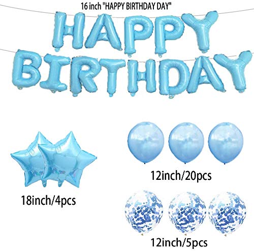 Suministros para decoración de 39 cumpleaños, globos azules, globos de polietileno número 39, globos de látex, gran regalo de cumpleaños para niñas, accesorios de fotos