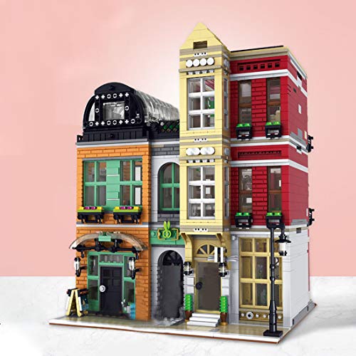 Sunery Juego de construcción modular para casa y zapatero, modelo creativo con iluminación LED, arquitectura modular, 2728 piezas de bloques de montaje, compatible con casa Lego.