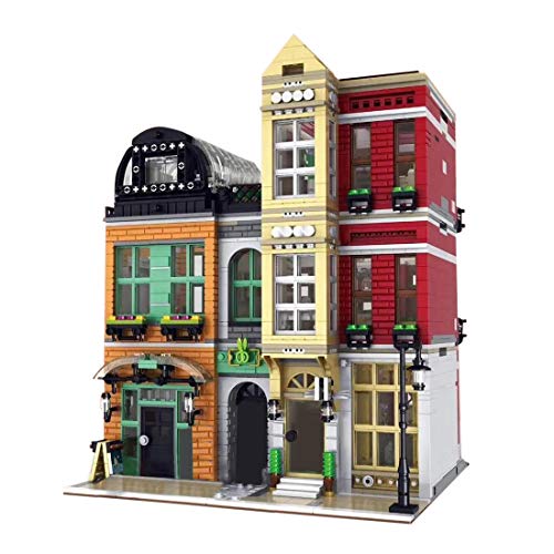 Sunery Juego de construcción modular para casa y zapatero, modelo creativo con iluminación LED, arquitectura modular, 2728 piezas de bloques de montaje, compatible con casa Lego.