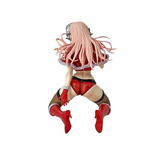 Super sonico christmas sonico Figura De AccióN-17.5cm-Estatua-Modelo-DecoracióN-Anime-Personaje-NiñOs-MuñEca-Juguete-Souvenir-Amante-ColeccióN-Regalo Sinon-Con Caja De Color