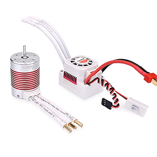 Surpass Hobby Platinum - Motor sin escobillas (5200 KV, 3900 KV + 60 A ESC para coche RC 1/10 (con motor de 3900 KV)