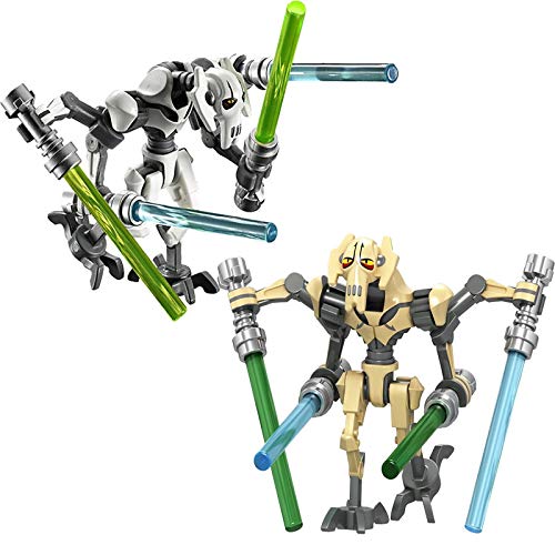 SXCYU Juguetes de Ladrillos niños, Modelo General Grievous, Bloques de Figuras, Edificio de construcción, Blanco Grievous