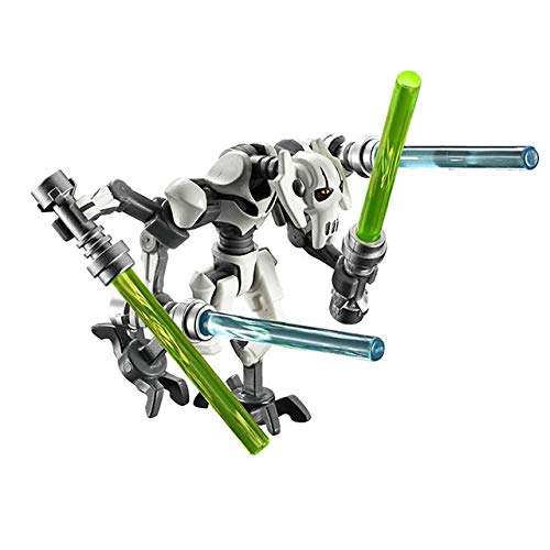 SXCYU Juguetes de Ladrillos niños, Modelo General Grievous, Bloques de Figuras, Edificio de construcción, Blanco Grievous