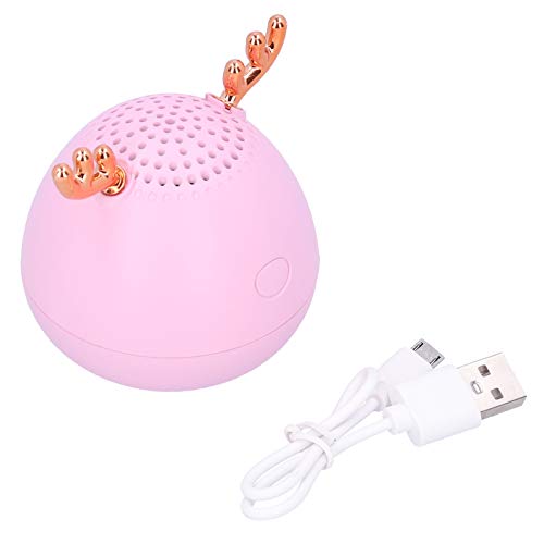 Sxhlseller Altavoz Bluetooth Inalámbrico Mini Altavoz Portátil Audio de Alto Volumen Compatible para Computadora/Teléfono(Rosa)