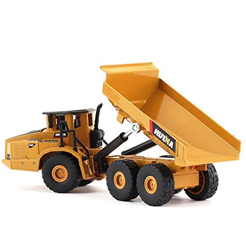 SXPC 1/50 aleación de ingeniería Modelo de vehículo Cargador Dumper articulado Conjunto Bulldozer Conjunto Dumper