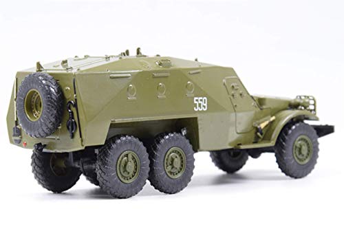 SY-Heat Modelo De Coche Blindado, Decoración De Modelos De Automóviles Rusia BTR-152 Modelo Militar 1/43 Réplica Colección Conmemorativa Militar