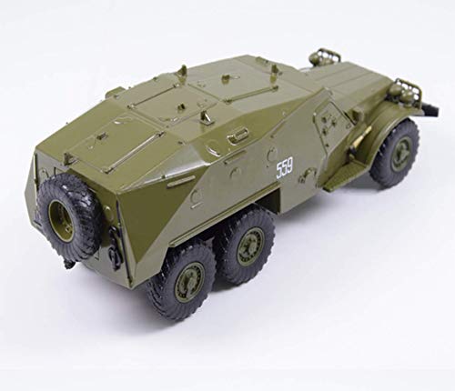 SY-Heat Modelo De Coche Blindado, Decoración De Modelos De Automóviles Rusia BTR-152 Modelo Militar 1/43 Réplica Colección Conmemorativa Militar