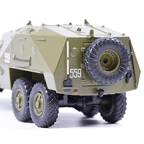 SY-Heat Modelo De Coche Blindado, Decoración De Modelos De Automóviles Rusia BTR-152 Modelo Militar 1/43 Réplica Colección Conmemorativa Militar