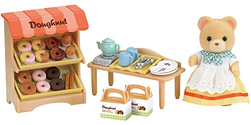 Sylvanian Families 5239 Tienda Donuts + 5053 Carrito de Dulces