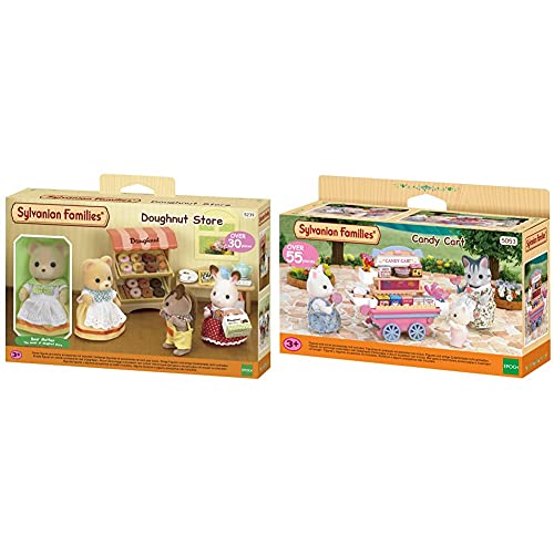 Sylvanian Families 5239 Tienda Donuts + 5053 Carrito de Dulces