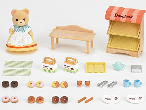 Sylvanian Families 5239 Tienda Donuts + Candy Wagon Mini Muñecas y Accesorios, Multicolor (Epoch para Imaginar 5266) , Color/Modelo Surtido