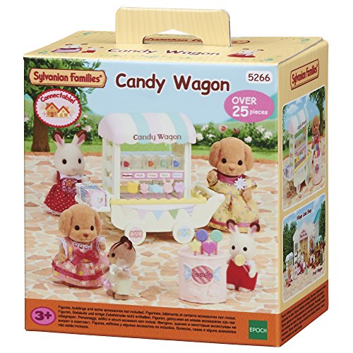 Sylvanian Families 5239 Tienda Donuts + Candy Wagon Mini Muñecas y Accesorios, Multicolor (Epoch para Imaginar 5266) , Color/Modelo Surtido