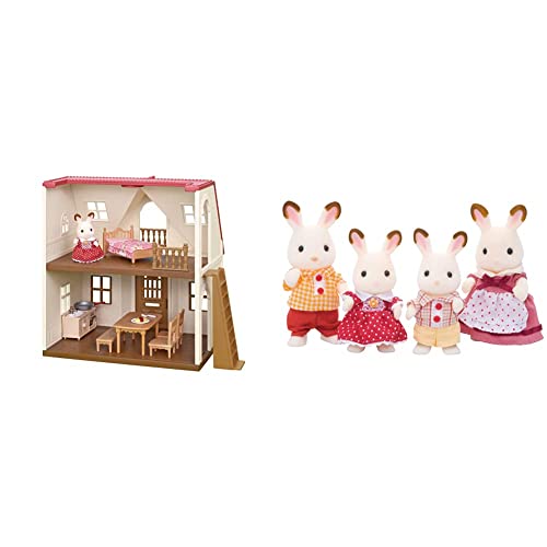 SYLVANIAN FAMILIES 5303 Casa De Campo + 4150 Familia Conejo Chocolate