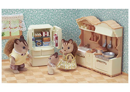 Sylvanian Families - 5341 - Set de Cocina + 4254 - Muebles Habitación Niños