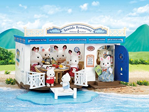 SYLVANIAN FAMILIES- Seaside Restaurant Mini muñecas y Accesorios, Multicolor (Epoch para Imaginar 4190)