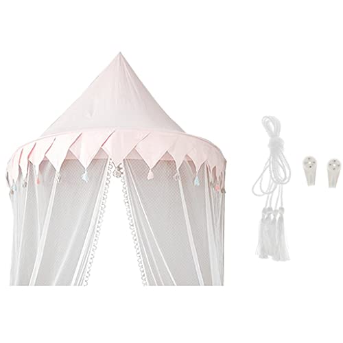 T TOOYFUL Ropa de Cama con Dosel Cama Mosquitera Cama Juego de Ropa de Cama para Bebés - Reading Nook Tent Dome Canopy