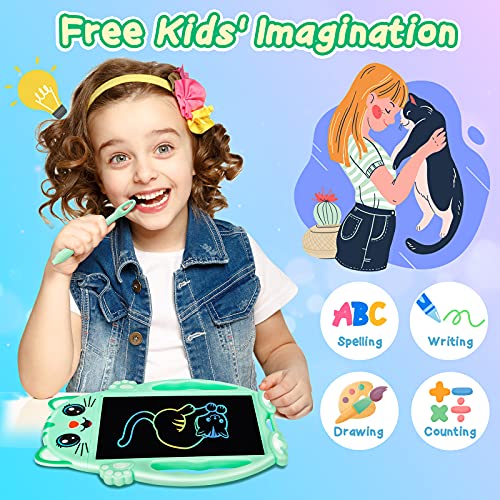 Tableta de Escritura LCD Juguetes Niños - Regalos Originales Juguetes Niños 2 3 4+ Años Tablet para Dibujo, Regalos Cumpleaños Pizarra Digital, Juegos Educativos Tablero de Dibujo Regalos Niña y Niños